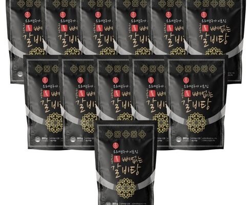 아는 사람은 다 샀다!! 이효진 궁중 뼈없는 특갈비탕 800gx12팩 추천 상품