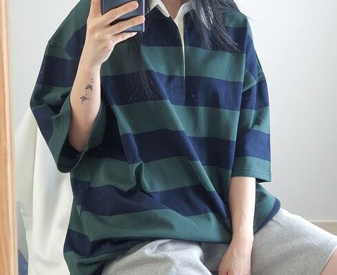 오늘만 이 가격!! 그린스트라이프 티셔츠 특별한 선물을 준비하세요